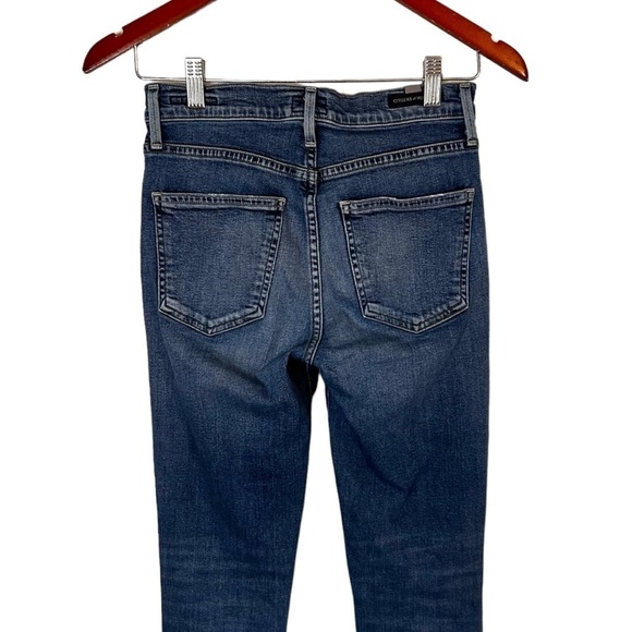 Citizens of Humanity Rocket Crop High Rise Ripped Skinny Jeans - Picture 9 of 15